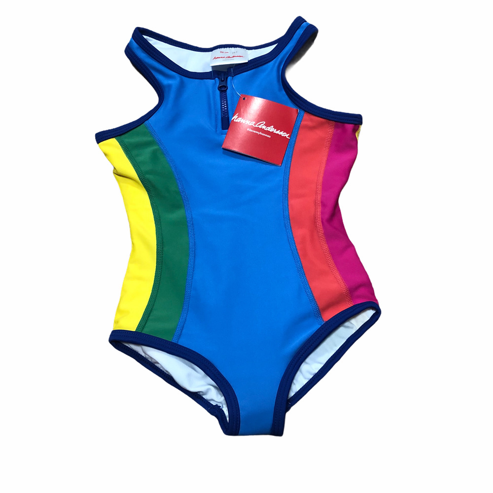 Hanna Andersson Girl's One Piece Swimsuit 90cm 3T